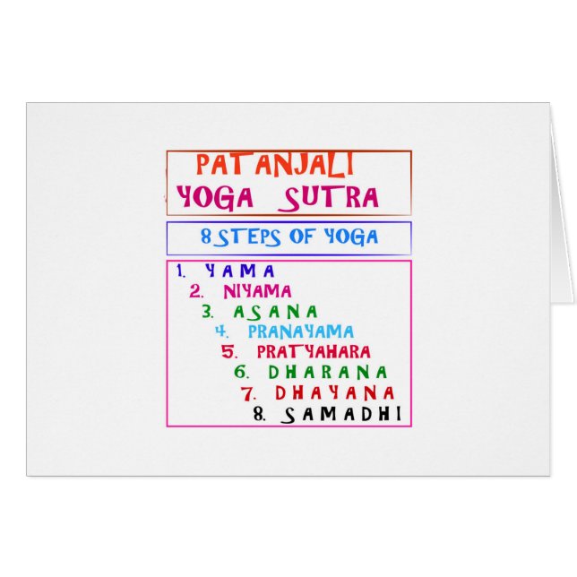 PATANJALI Yoga Sutra Compilation List (Front Horizontal)
