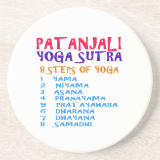 PATANJALI Yoga Sutra Compilation List Coaster