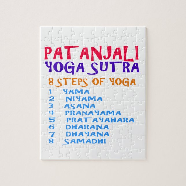 PATANJALI Yoga Sutra Compilation List Jigsaw Puzzle (Vertical)