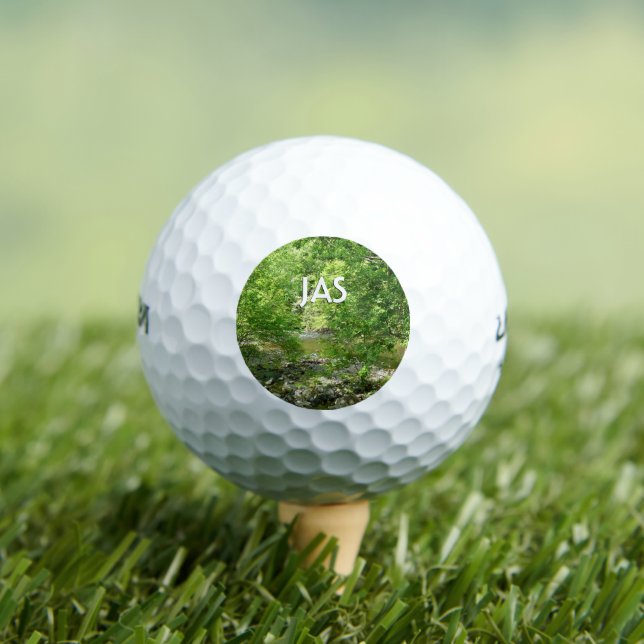 Patapsco River View Maryland Nature Photography Golf Balls (Insitu Tee)