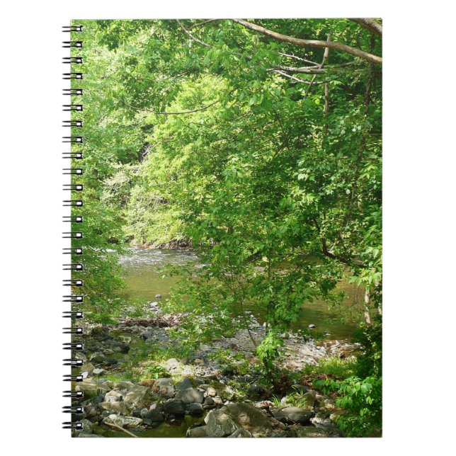 Patapsco River View Maryland Nature Photography Notebook (Front)