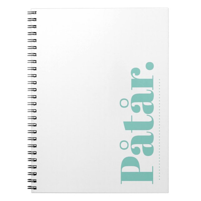 Påtår Notebook (Front)