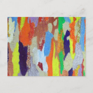 patch carpet art postcard
