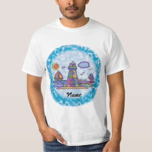 Patch lighthouse  t-shirt