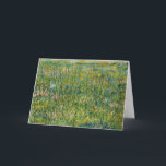Patch of Grass | Vincent van Gogh Card<br><div class="desc">Patch of Grass (1887) by Vincent van Gogh is a charming and vibrant painting that captures the simplicity of nature. In this piece, Van Gogh depicts a patch of grass, emphasizing the texture and movement of the greenery through dynamic brushstrokes. The lively colours and distinctive strokes reflect Van Gogh's unique...</div>