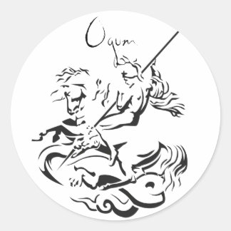 Patch Ogum Classic Round Sticker