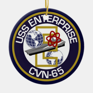 Patch Only - USS Enterprise Ceramic Tree Decoration