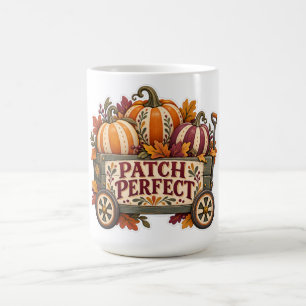 Patch Perfect Autumn Pumpkin Wagon Coffee Mug