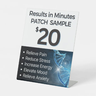 Patch Sample - $20 Pedestal Sign