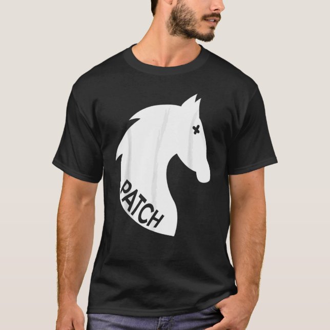 Patch The One Eyed Horse  Derby Support T-Shirt (Front)
