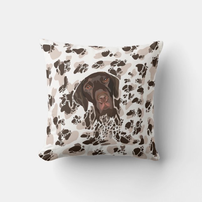 Patched and Ticked GSP Cushion (Front)