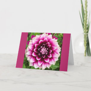Patches Dahlia Card