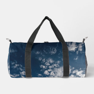 Patches of cloud duffle bag
