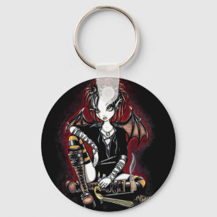 Patchouli Gothic Incense Fairy Keychain