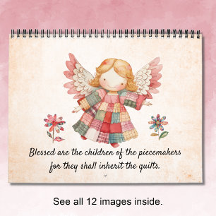 Patchwork Angel Fairy Calendar