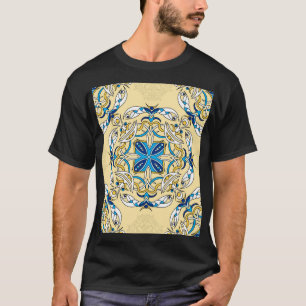 Patchwork Arabic Floral Vintage Texture T-Shirt