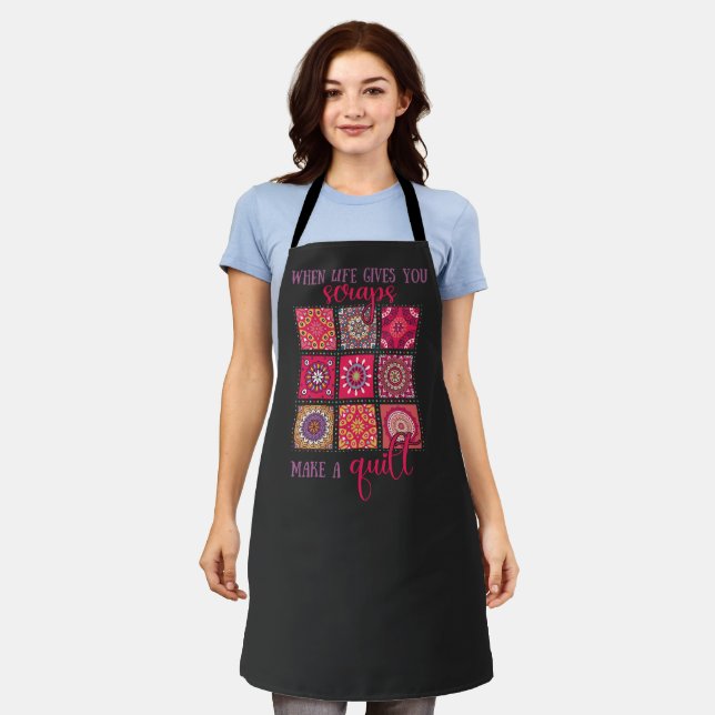 Patchwork Arts and Crafts Apron (Worn)