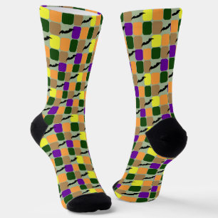 Patchwork Bats Socks