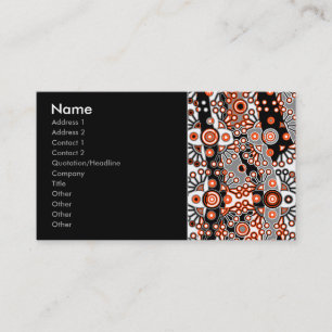 patchwork business card
