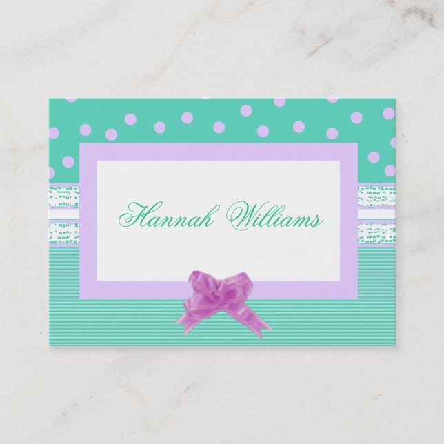 Patchwork Calling Card (Front)