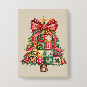 Patchwork Christmas Tree Coquette Xmas Tree