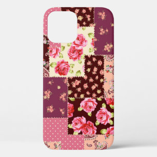 Patchwork Cute Seamless Pattern iPhone 12 Case