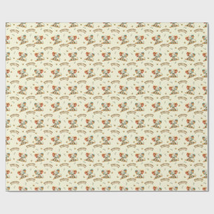 Patchwork Elephant “Growing Strong Wrapping Paper