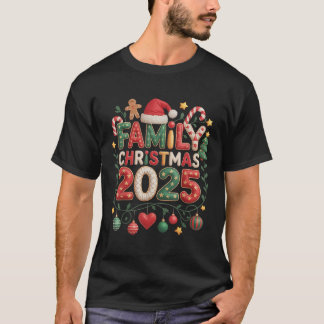 Patchwork Family Christmas 2025 Matching T-Shirt