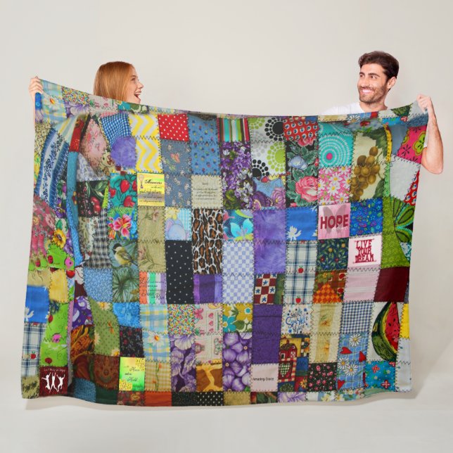 PATCHWORK FLEECE BLANKET (In Situ)
