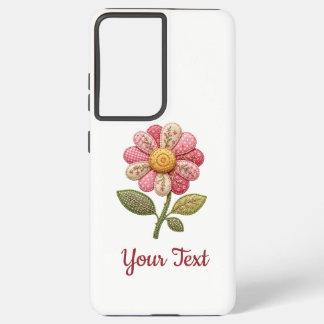 Patchwork Flower in Country Style Samsung Galaxy Case