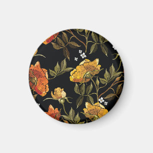 Patchwork Gentle: Hand Drawing Design Magnet