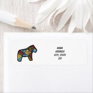 Patchwork Horse # 1 Address Label Return Address Label