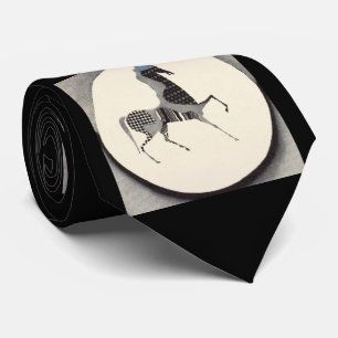  patchwork horse print tie