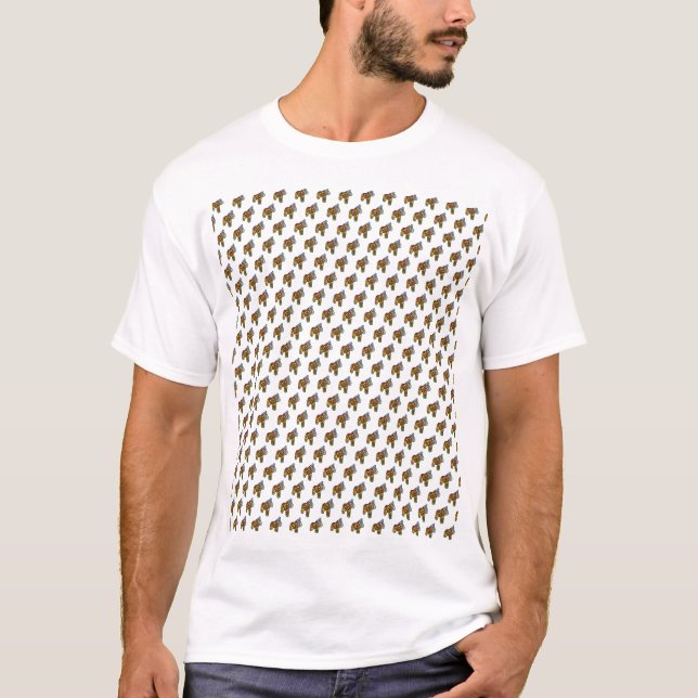 Patchwork Horses All-Over-Print Shirt, T-Shirt (Front)
