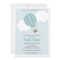 Patchwork Hot Air Balloon Baby Shower Invitation