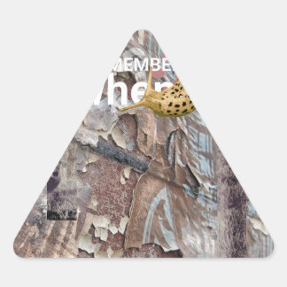 Patchwork Junk Journal Triangle Sticker