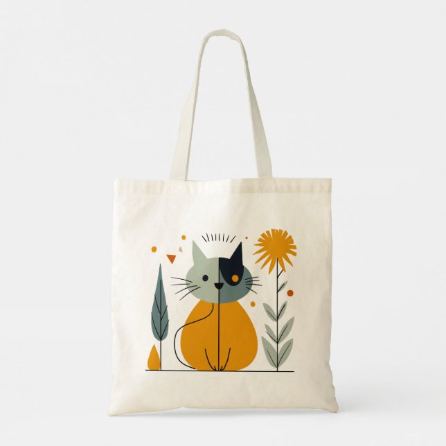 Patchwork Kitty  Tote Bag (Back)