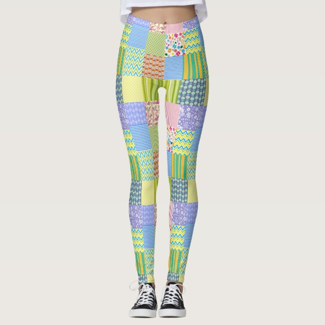 Patchwork Leggings (Front)