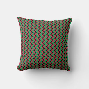 Patchwork Malawi Flag Pattern  Cushion