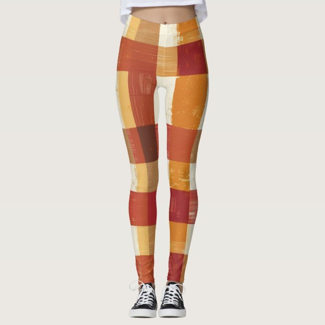 Patchwork of Home Leggings (Front)