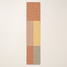 Patchwork Of Patterns 1 Chiffon Scarf