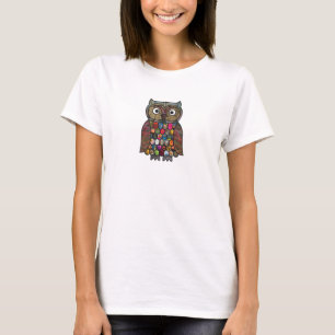 Patchwork Owl T-Shirt