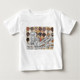 Patchwork Owls 2 Baby T-Shirt