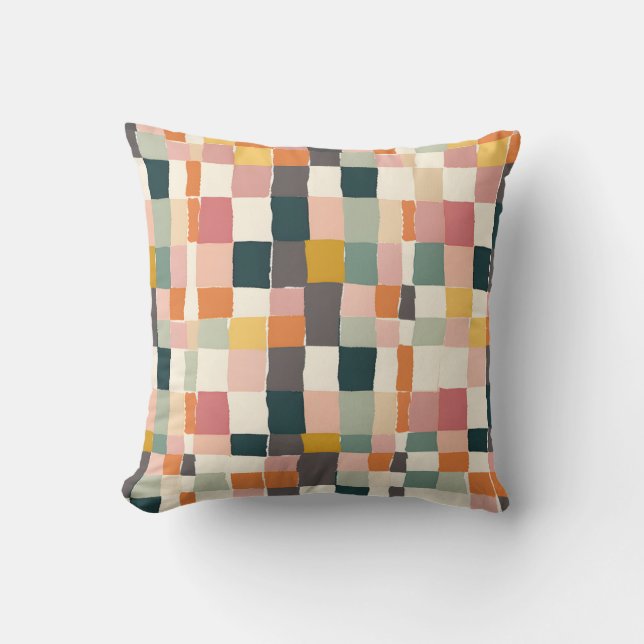 Patchwork Pastels Cushion (Front)