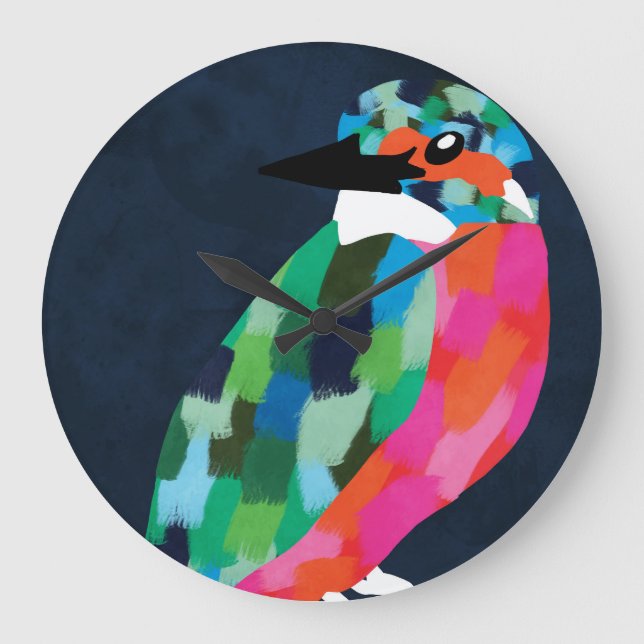Patchwork Perfection Large Clock (Front)