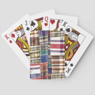 Patchwork Plaid / Tartan Playing Cards