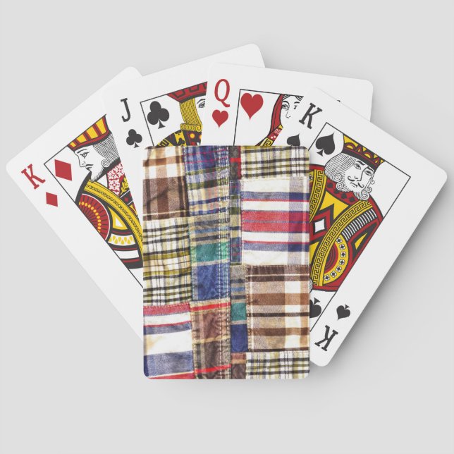 Patchwork Plaid / Tartan Playing Cards (Back)