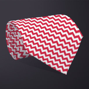 Patchwork Poland Flag Pattern  Tie