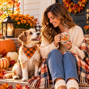 Patchwork Pup Pumpkin Dog Mum Coffee Mug
