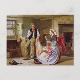 Patchwork Quilt by William Henry Midwood Postcard